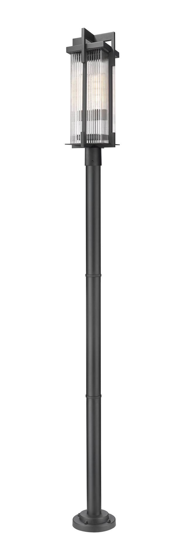 5031PHBR-567P-BK - Fortis 2 Light 99" Post Light - Sand Black