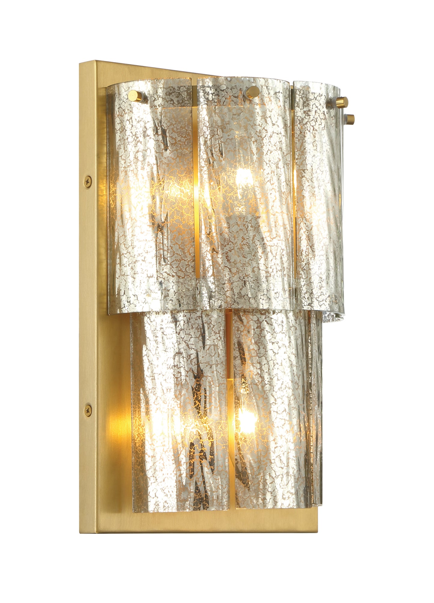 48662-SB - Museo 2 Light 13" High Wall Sconce - Satin Brass
