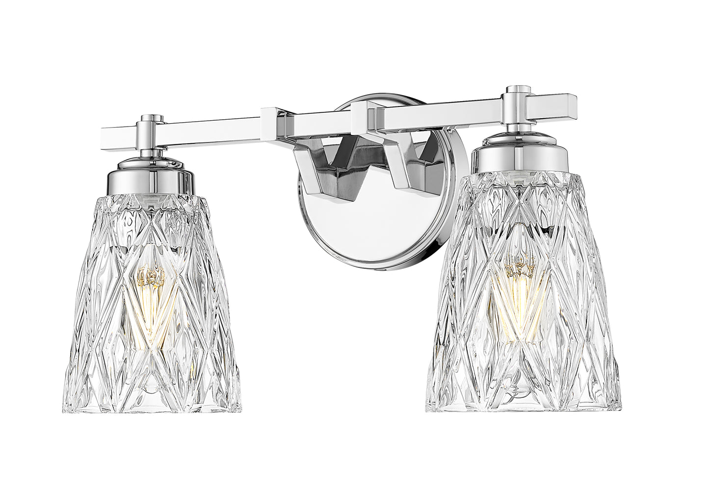 1960-2V-CH - Andree 2 Light 16" Vanity - Chrome