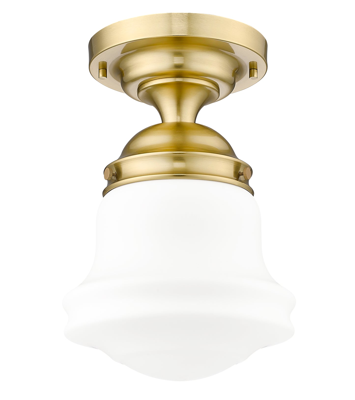 735F10-LG - Vaughn 1 Light Flush 10" Mount - Luxe Gold