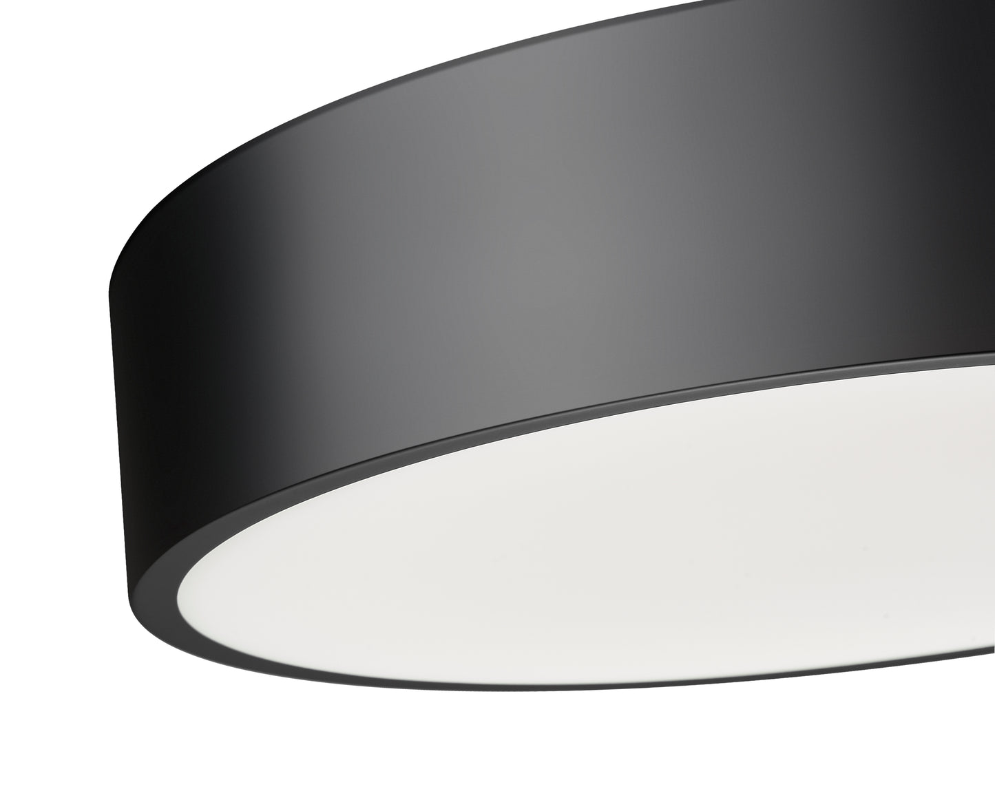 1017F20-MB-LED - Coronado 1 Light Flush 20" Mount - Matte Black