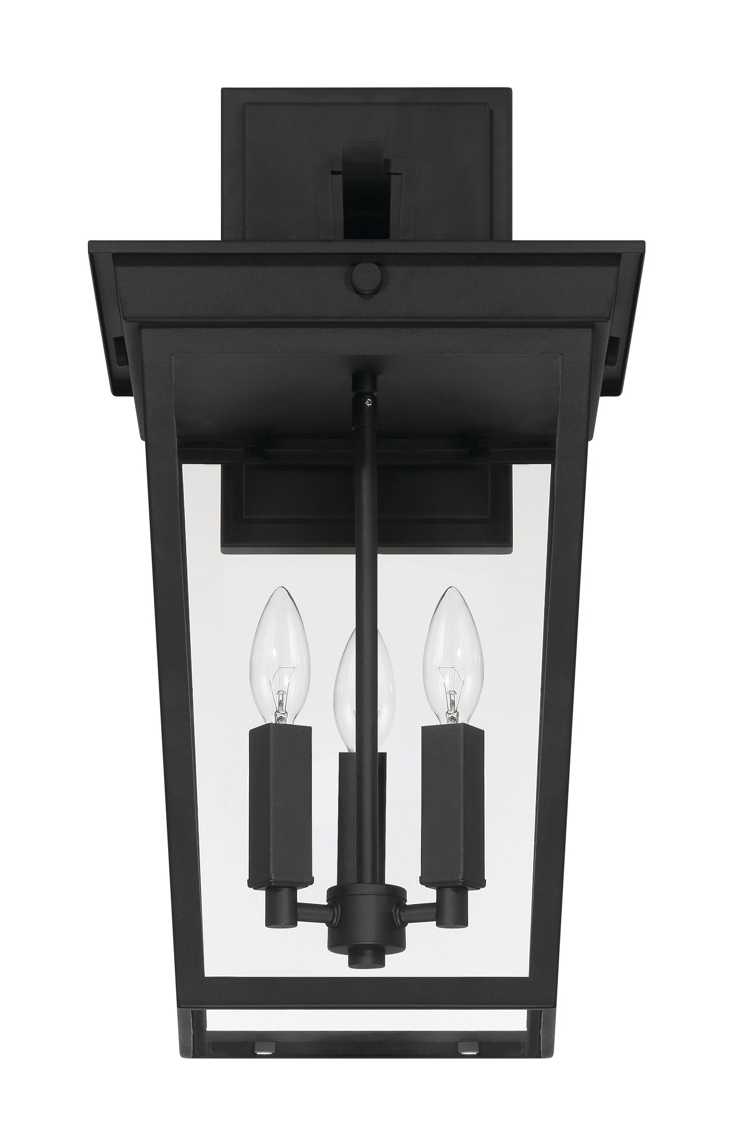 ZA7814-TB - Duncan 3 Light 22" High Outdoor Wall Lantern - Textured Black
