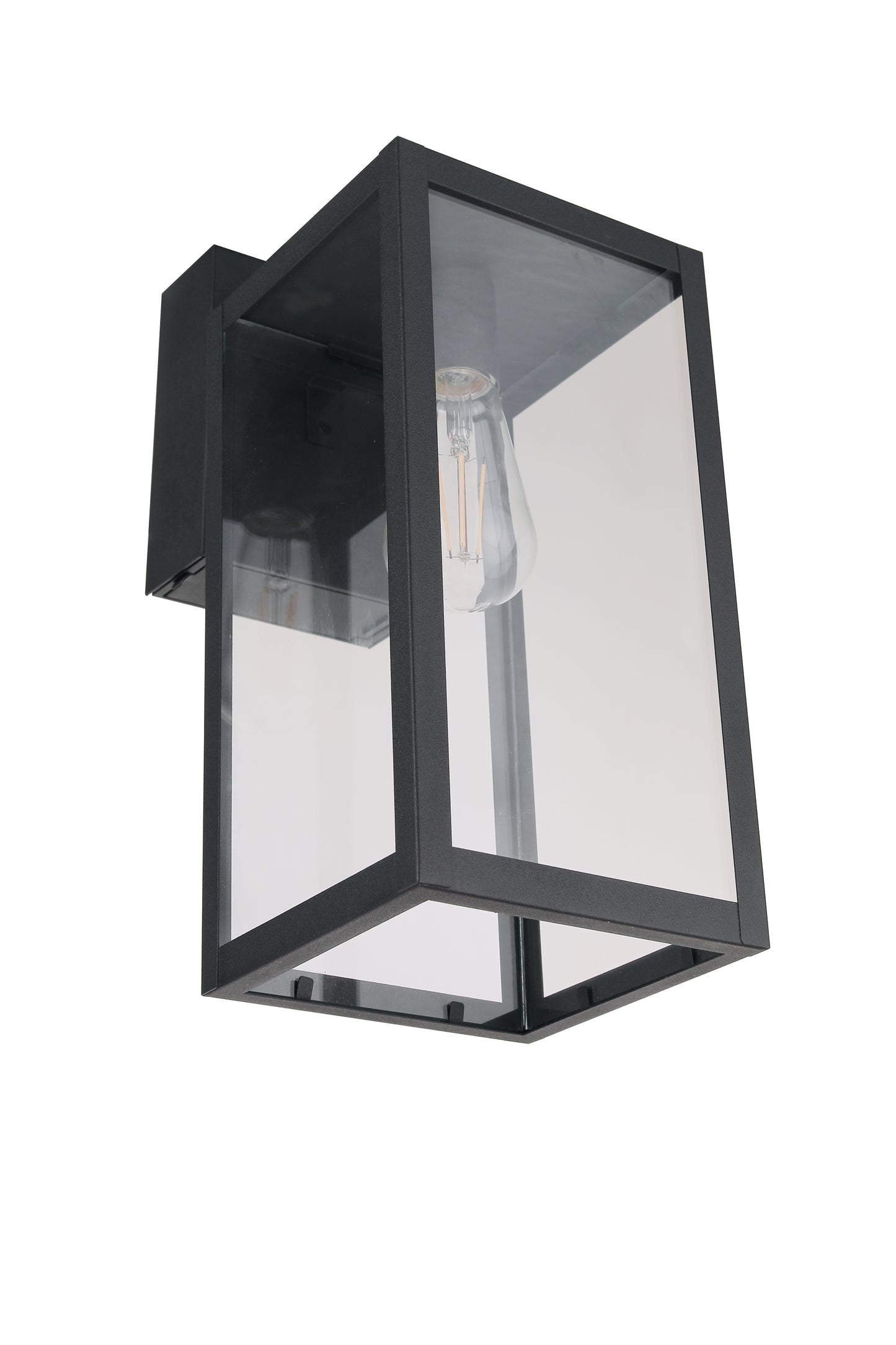 ZA7114-TB-PCO - Harris 1 Light 16" High Outdoor Wall Lantern - Textured Black