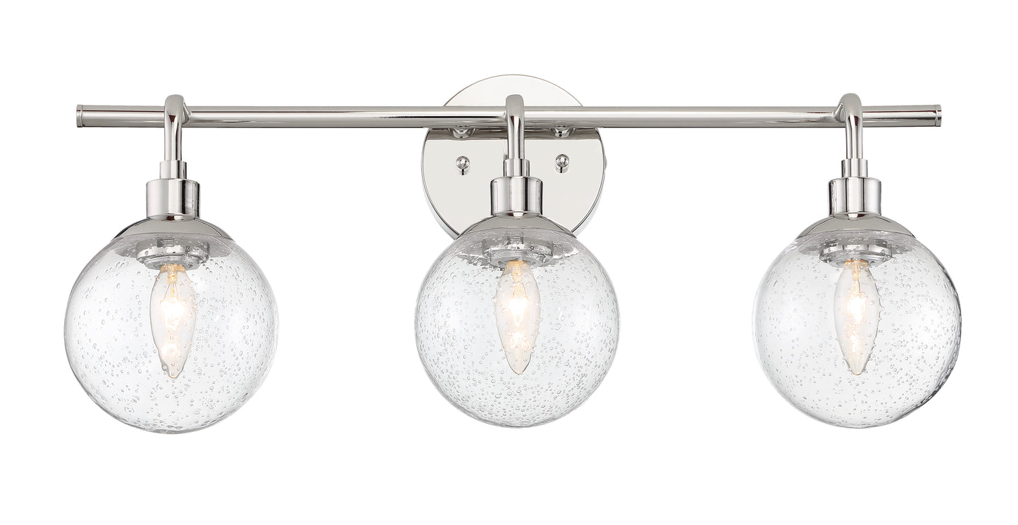 53303-CH - Que 3 Light 24" Wide Vanity Light - Chrome