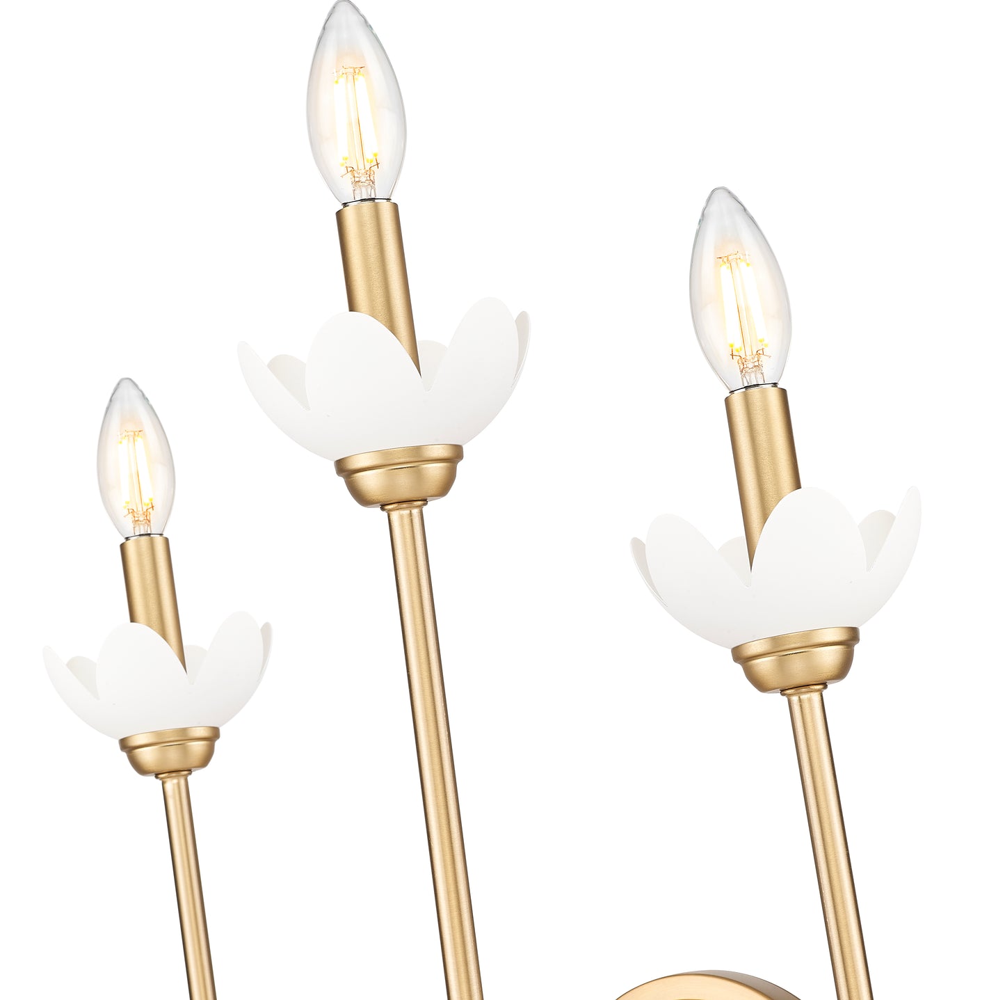 352-3S-MGLD - Allistair 3 Light Wall 16" Sconce - Modern Gold