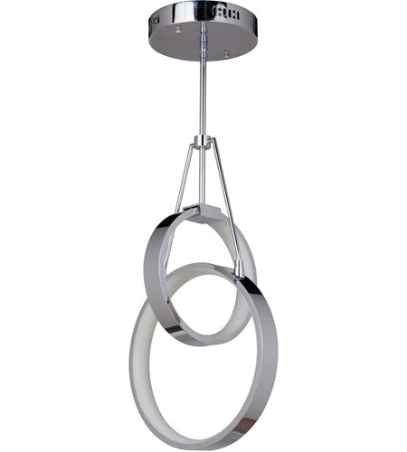 42723-CH-LED - Anillo 2 Light 9.4" Wide Pendant - Chrome