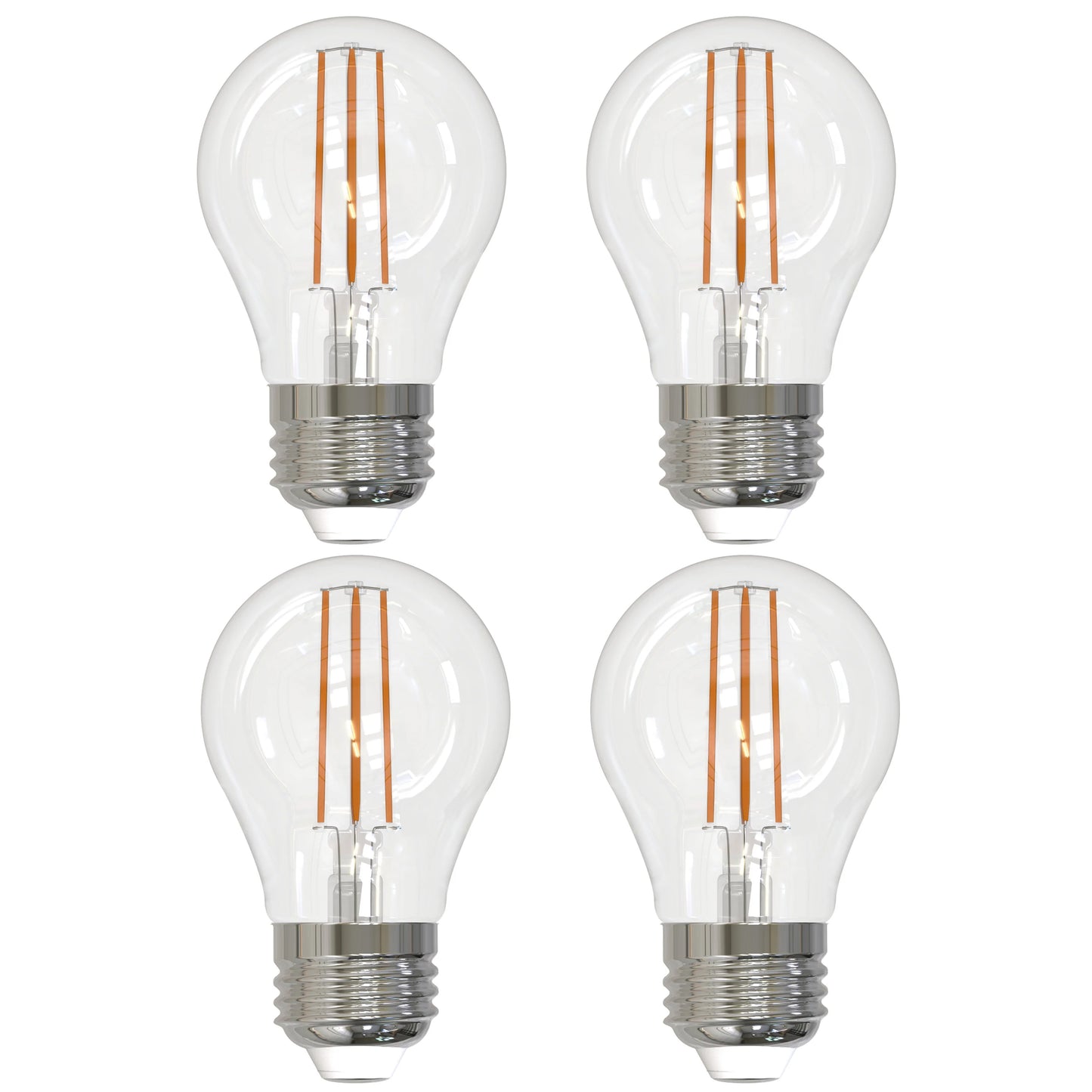 776830 - Filaments Dimmable A15 Clear Glass Medium Base - 7 Watt - 3000K - 4 Pack