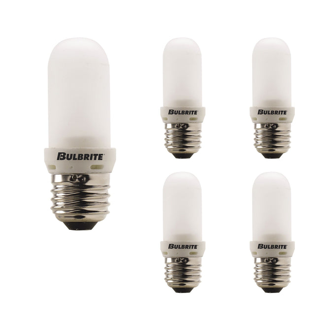 614072 - Dimmable Frost T8 Halogen Light Bulb - 75 Watt - 2900K - 5 Pack