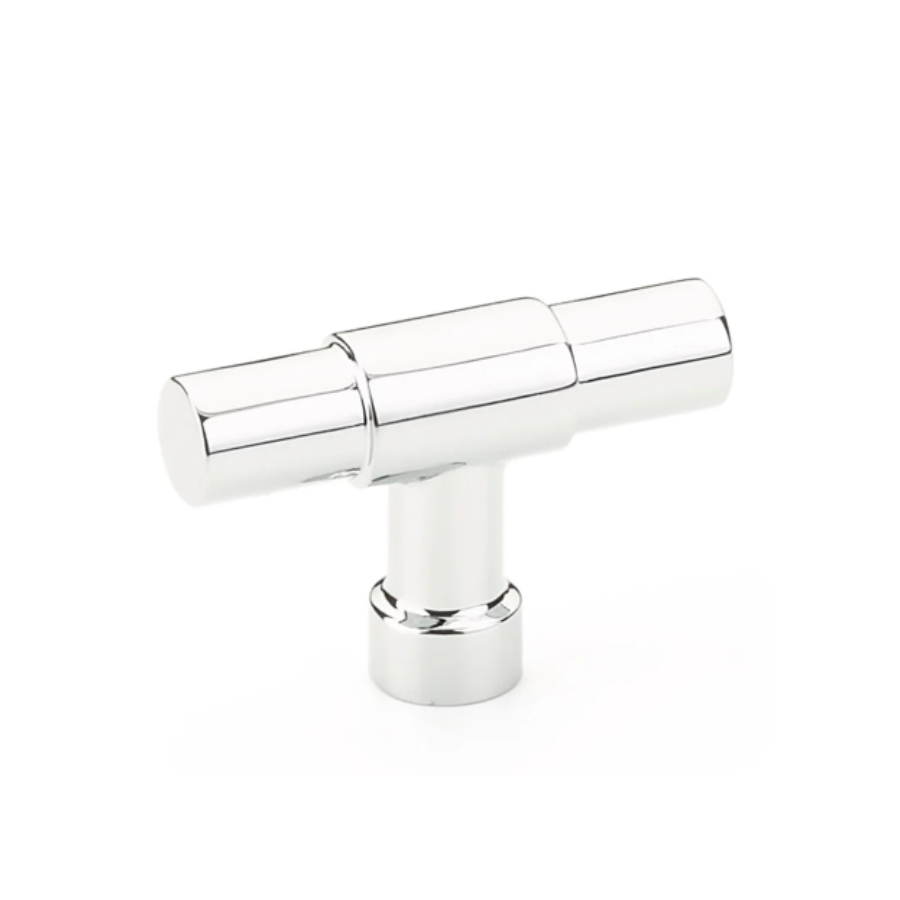 86699US26 - 2" Long Jasper Finger Pull - Industrial Modern Hardware Collection - Polished Chrome