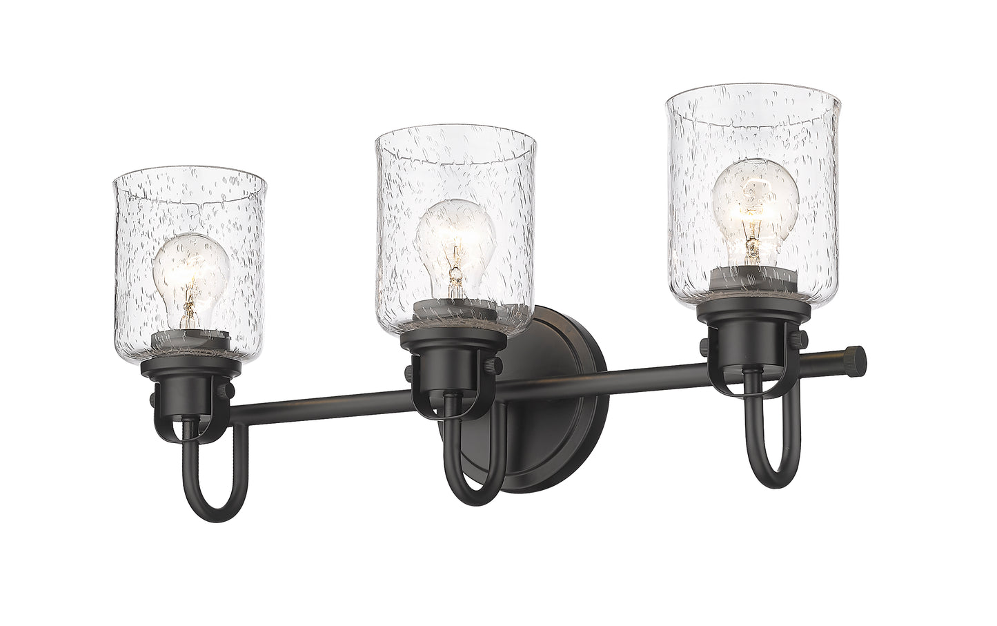 340-3V-MB - Kinsley 3 Light 22" Vanity - Matte Black