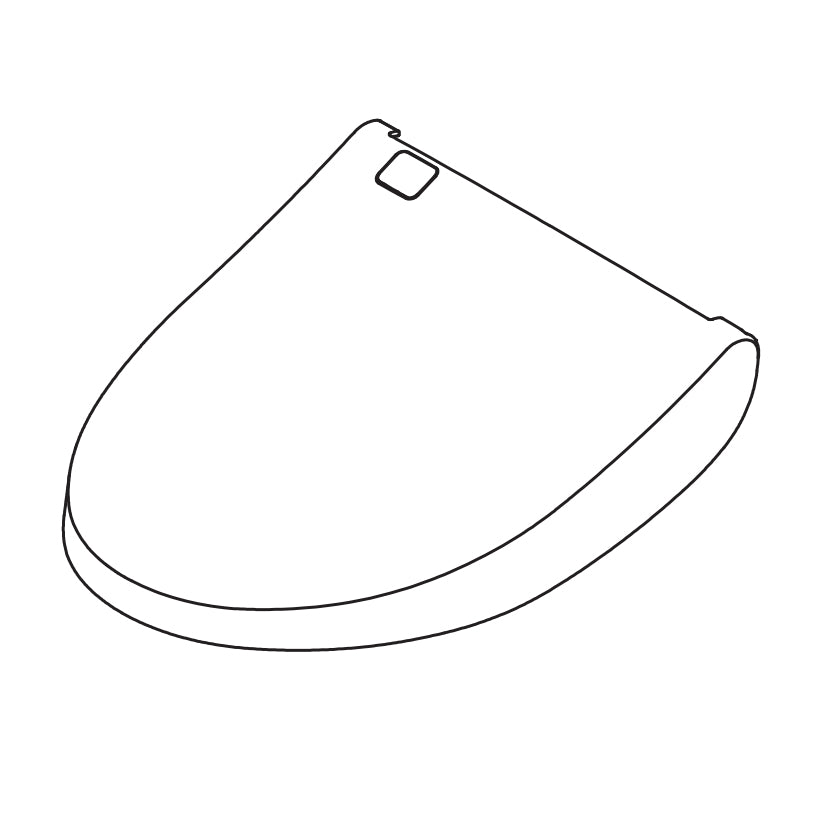 THU9870#12 - Lid Assembly for G400 Toilets MS920 - Sedona Beige