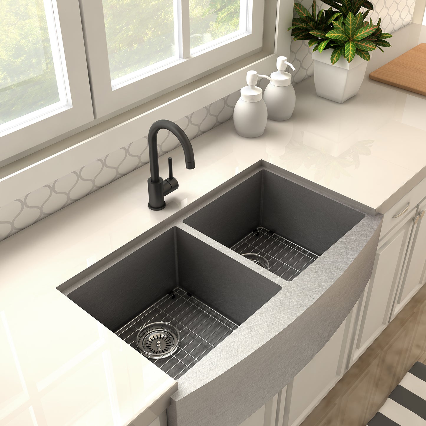 REN-KF-MB - Renoir Kitchen Faucet in Matte Black