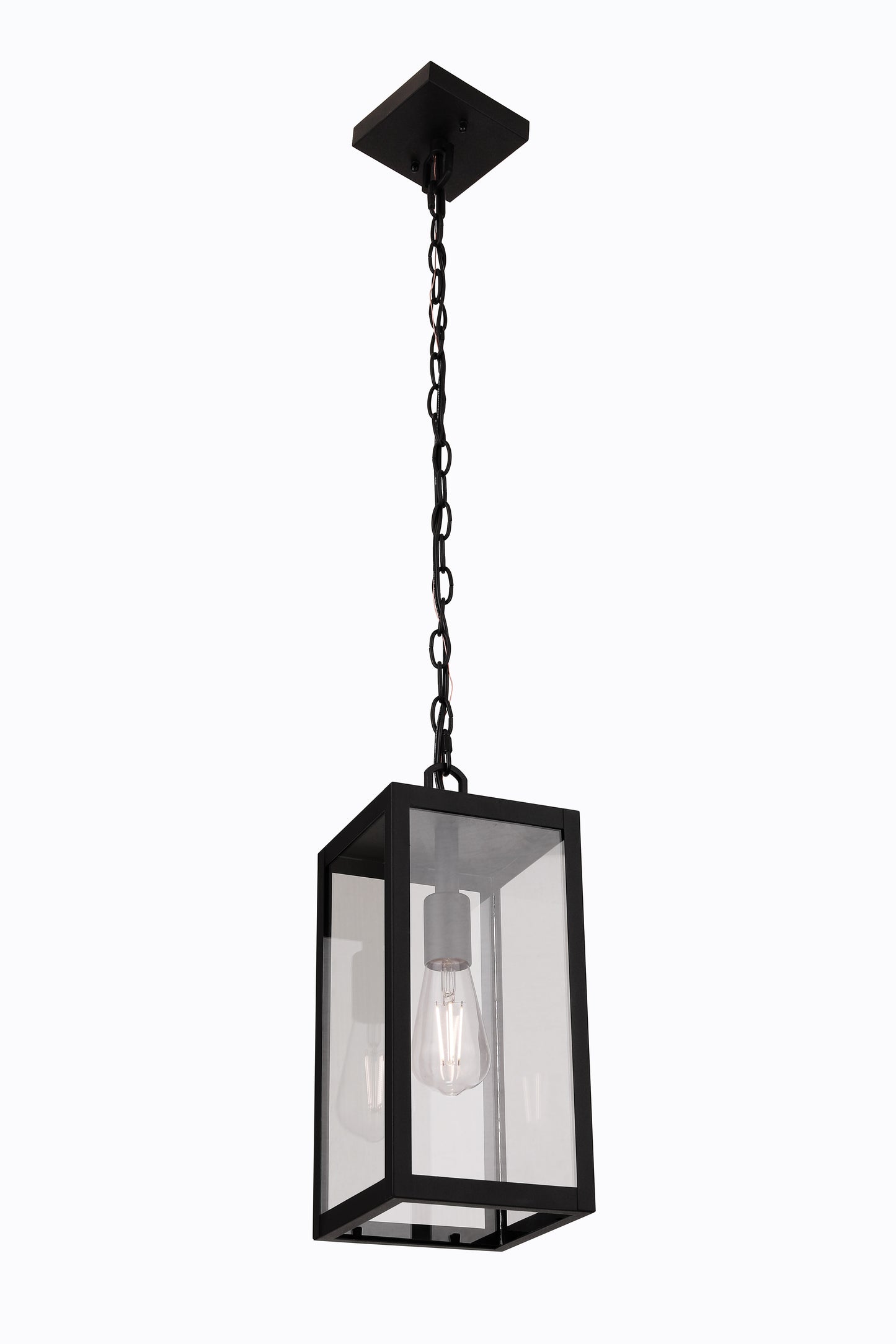 ZA7111-TB - Harris 1 Light 6.5" Wide Outdoor Pendant - Textured Black