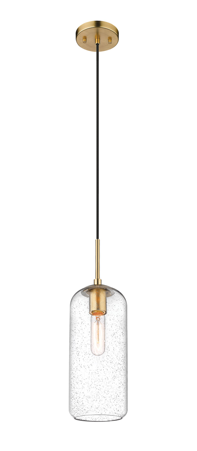 738P17-HBR - Monty 1 Light 5" Pendant - Heritage Brass