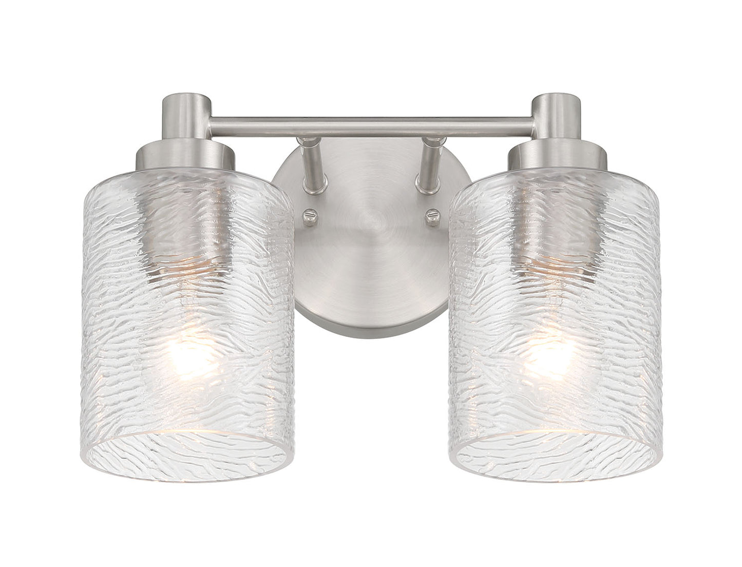 60202-BNK - Lyndsey 2 Light 12.38" Wide Vanity Light - Brushed Nickel