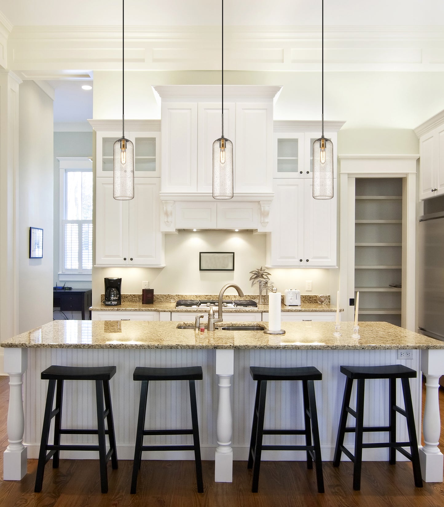 738P22-BN - Monty 1 Light 5" Pendant - Brushed Nickel