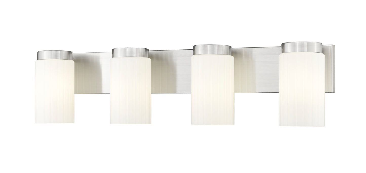 746-4V-BN - Burk 4 Light 30" Vanity - Brushed Nickel