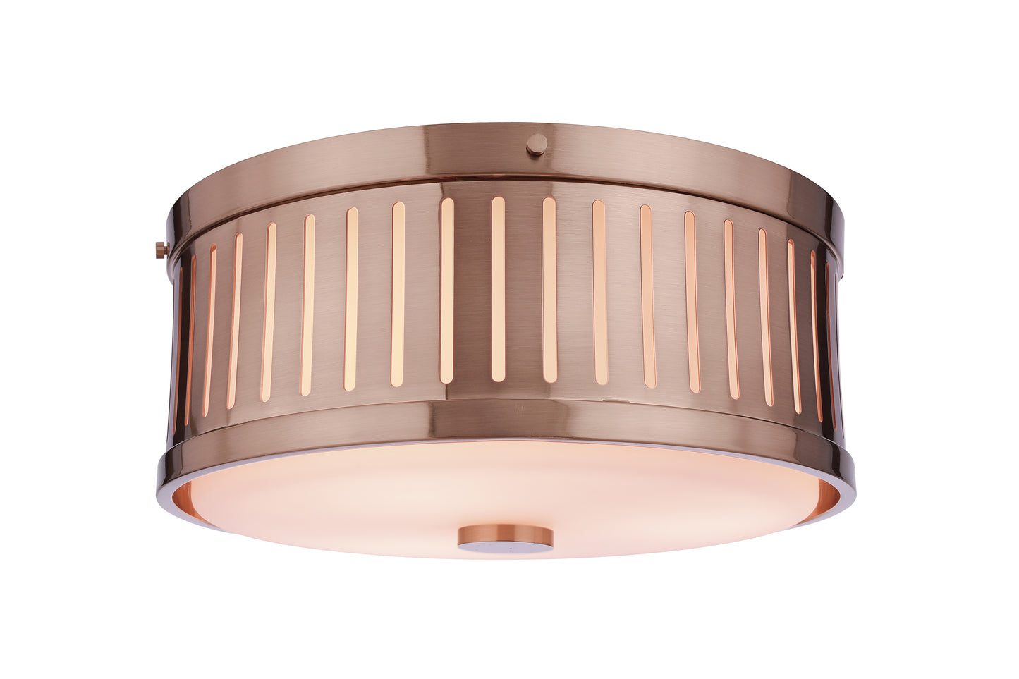 X3313-SB - Livingston 3 Light 13" Wide Flush Mount - Satin Brass