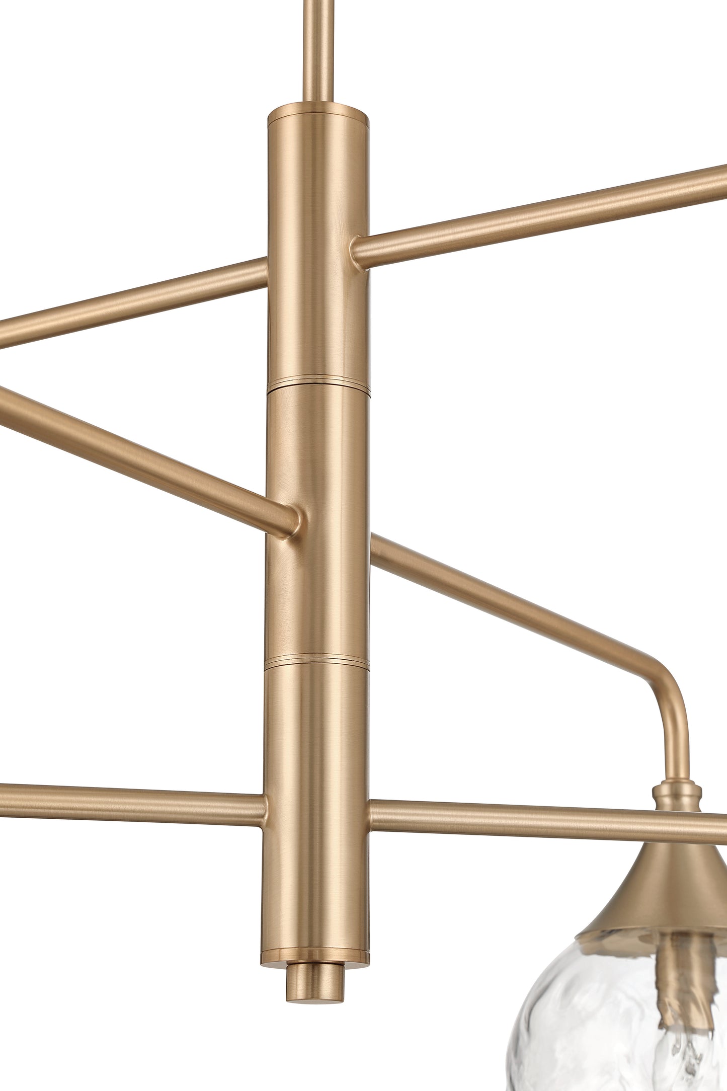 61226-CPZ - Reflection 6 Light 36" Wide Chandelier - Premium Bronze