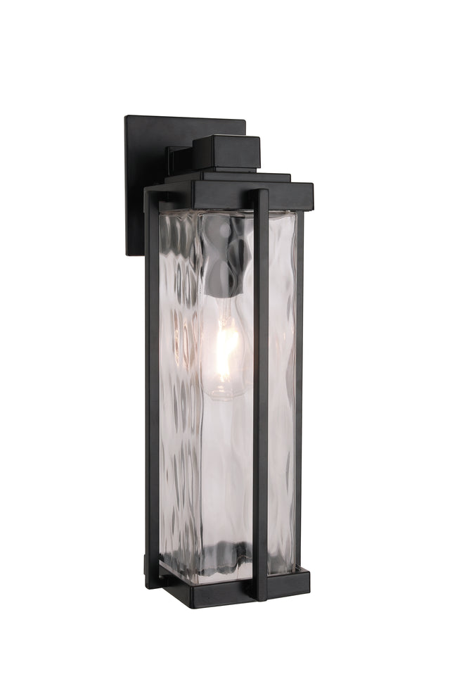 Z2614-MN - Pyrmont 1 Light 19" High Outdoor Wall Lantern - Midnight