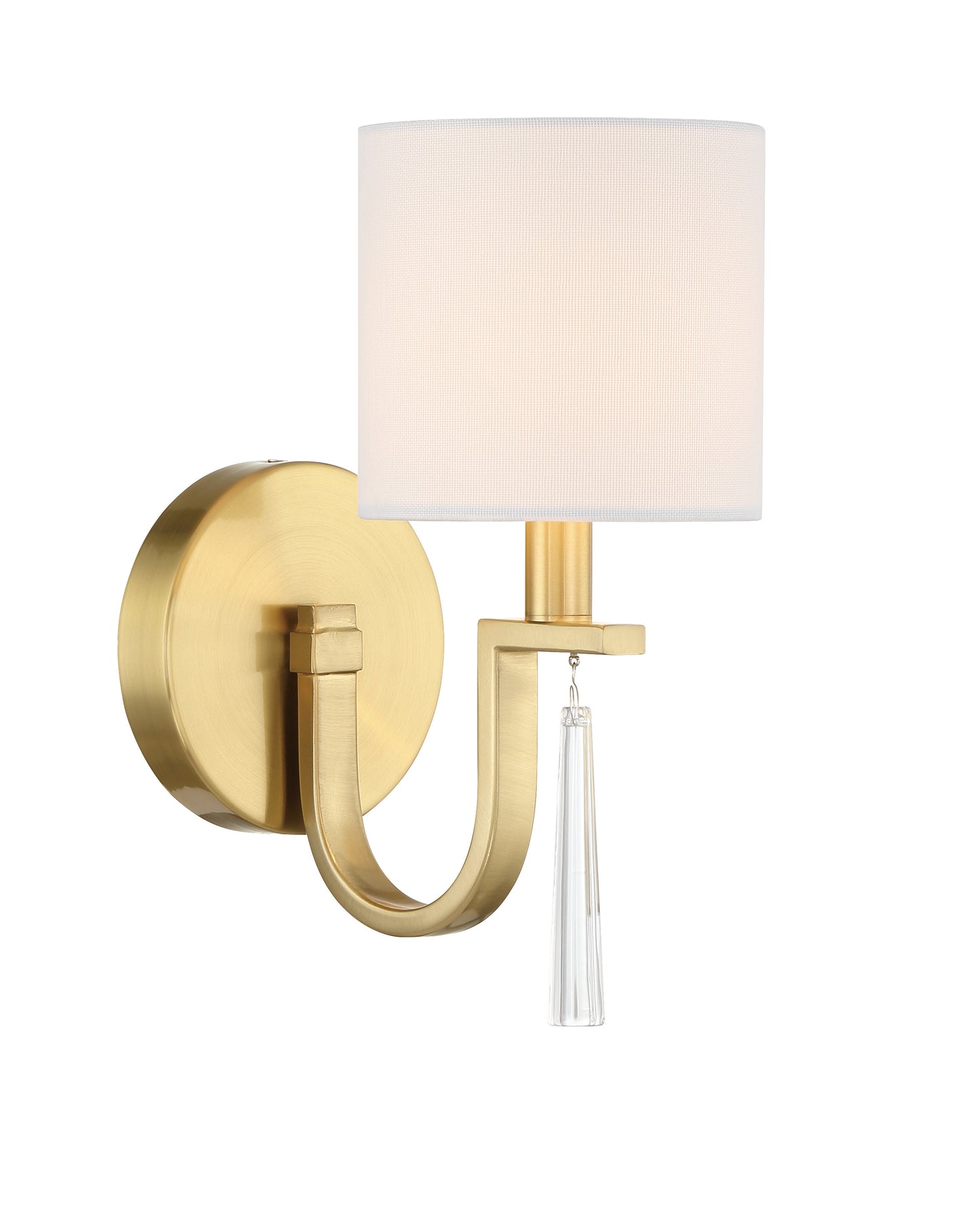58261-SB - Fortuna 1 Light 11" High Wall Sconce - Satin Brass