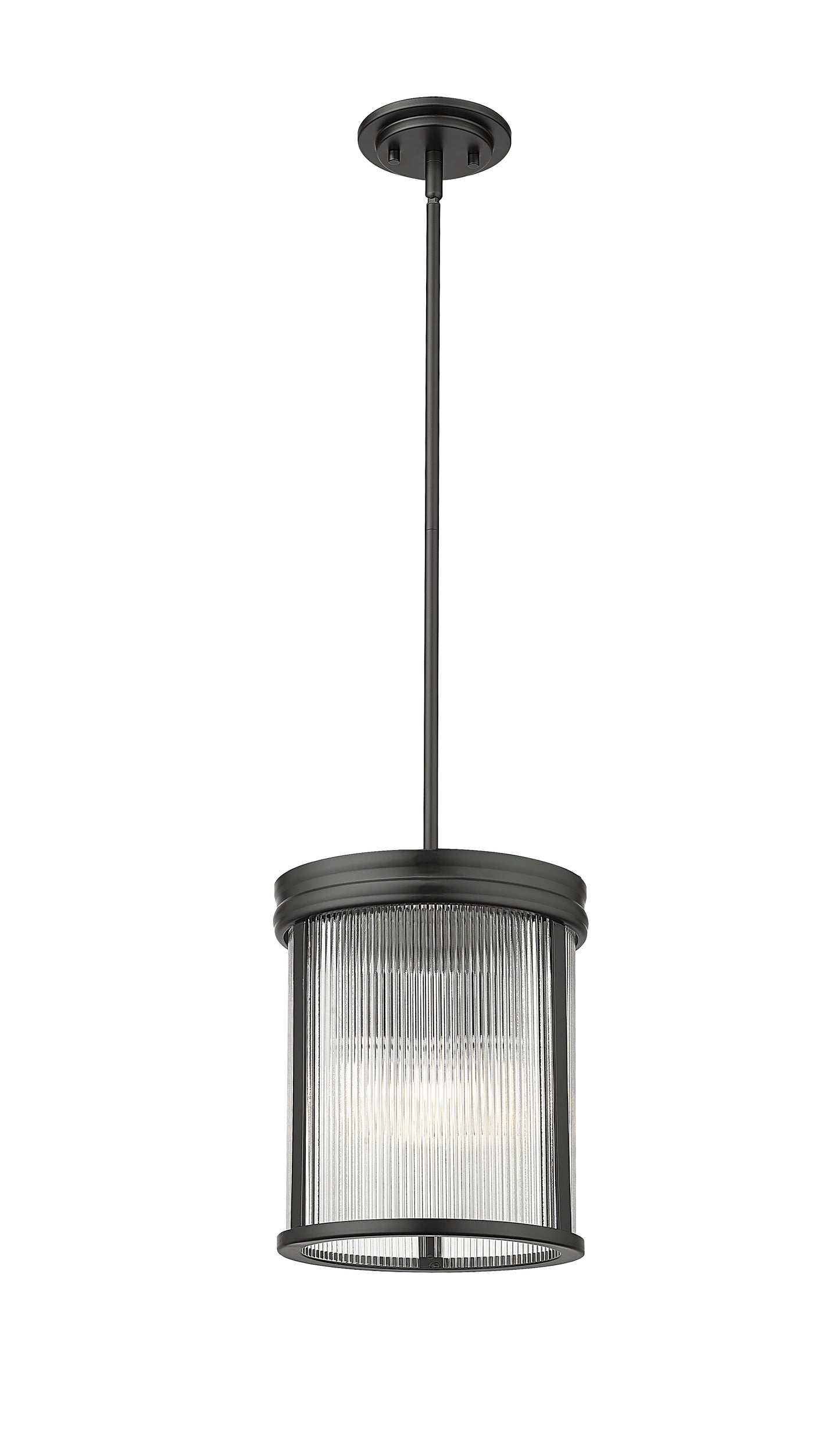 7504P10-MB - Carnaby 3 Light 10" Pendant - Matte Black