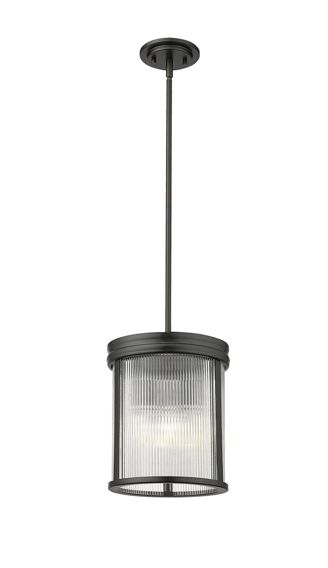 7504P10-MB - Carnaby 3 Light 10" Pendant - Matte Black
