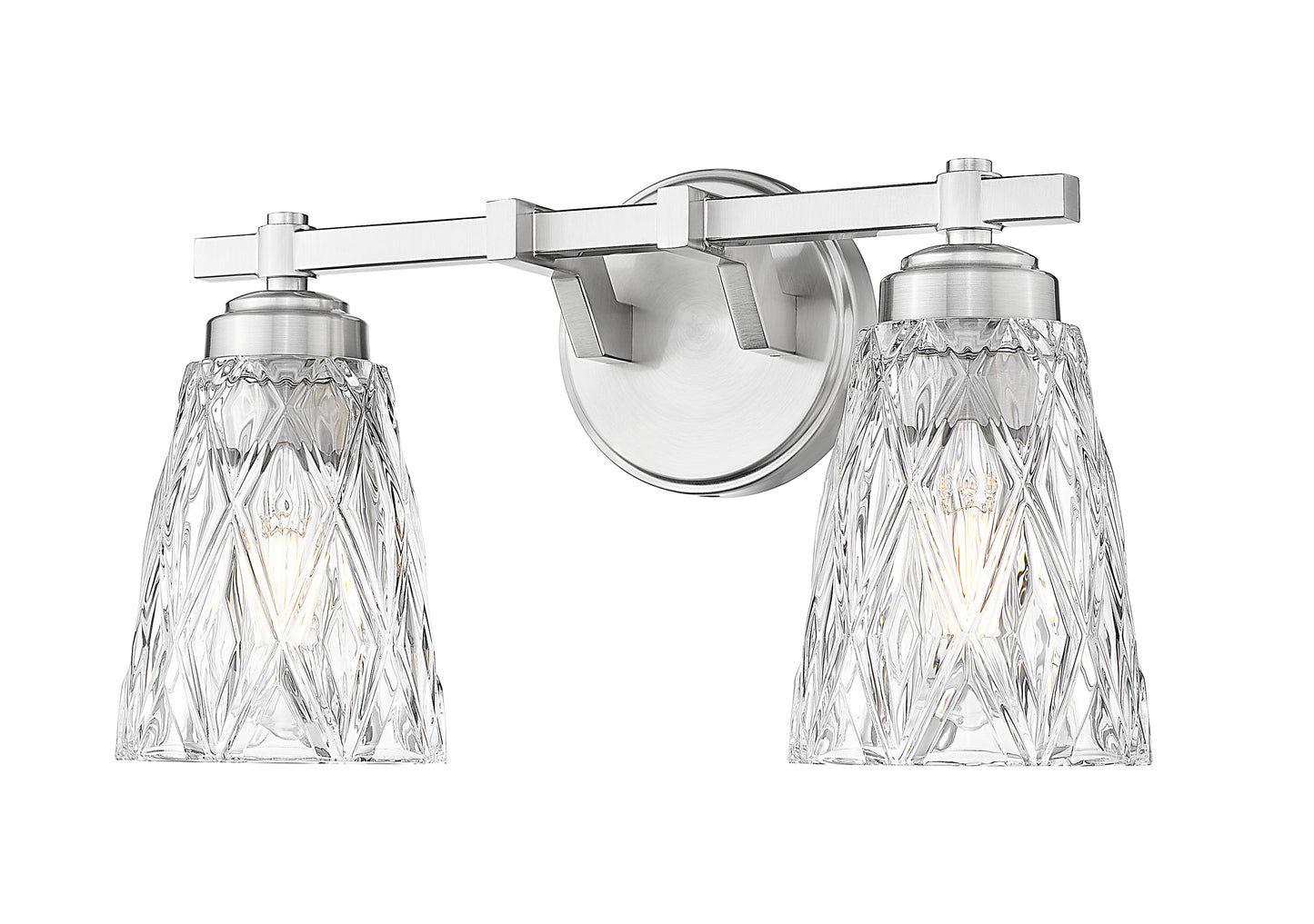 1960-2V-BN - Andree 2 Light 16" Vanity - Brushed Nickel
