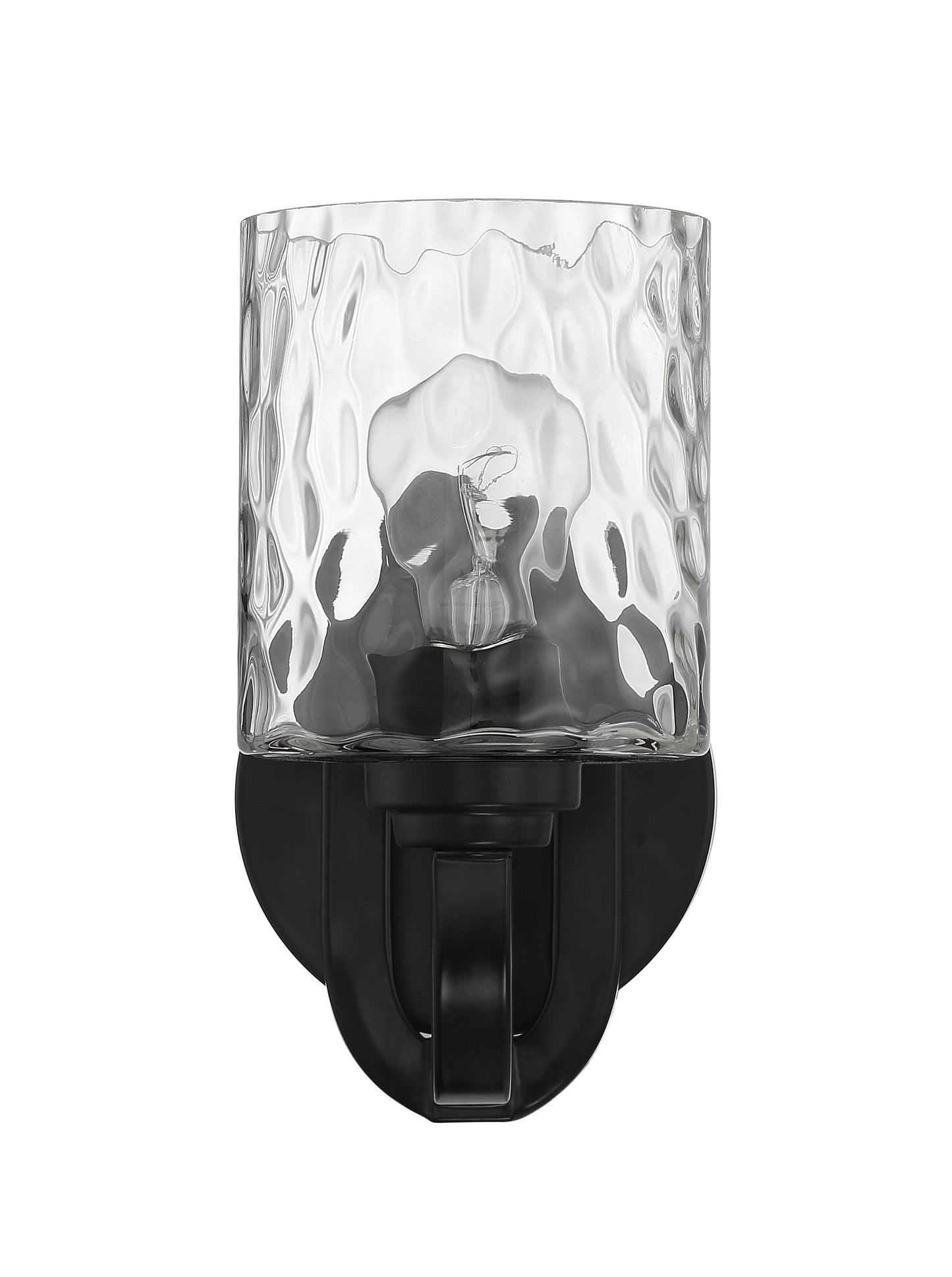 54261-FB - Collins 1 Light 9" High Wall Sconce - Flat Black