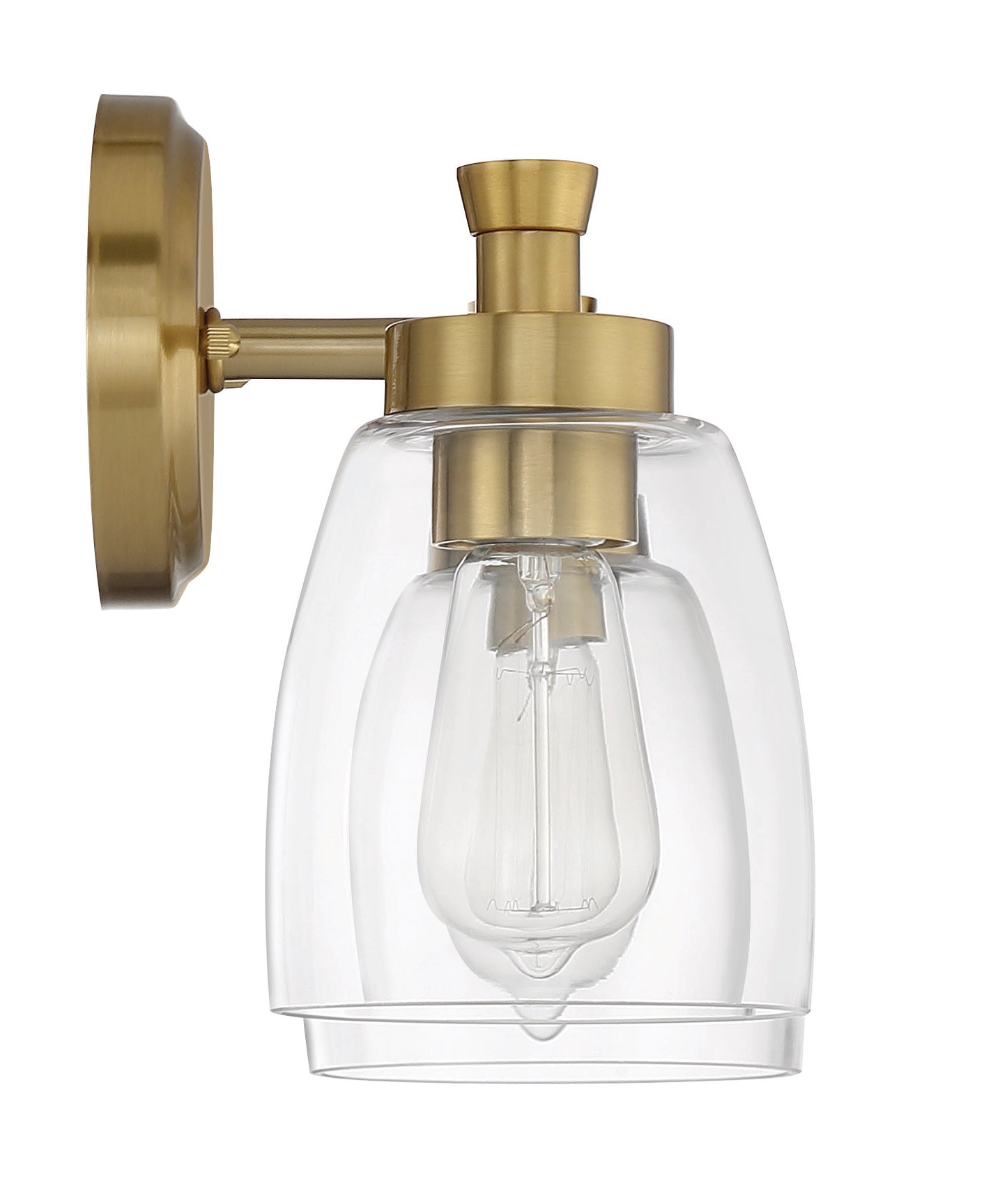 12716SB2 - Henning 2 Light 16" Wide Vanity Light - Satin Brass