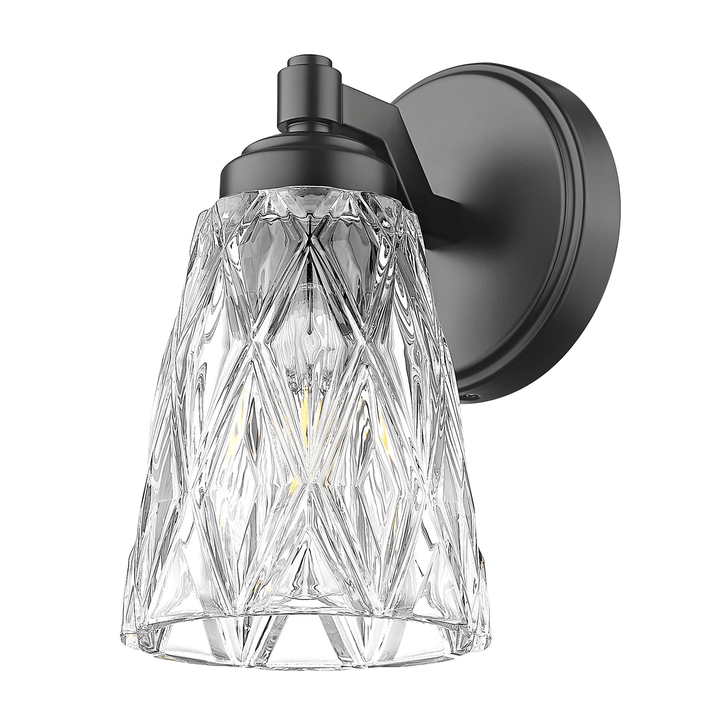 1960-1S-MB - Andree 1 Light Wall 9" Sconce - Matte Black