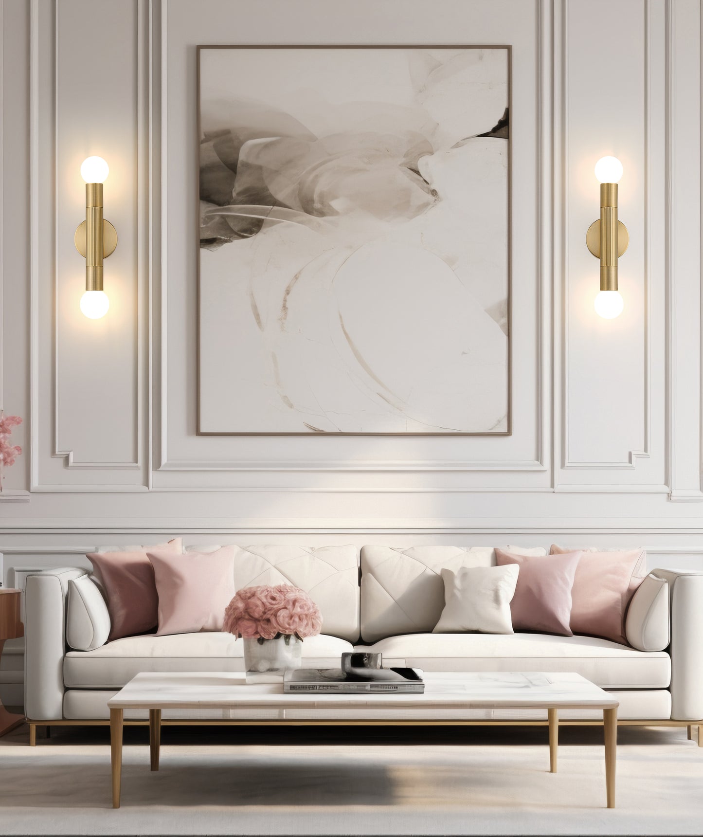 1956-2S-MGLD - Stari 2 Light Wall 12" Sconce - Modern Gold