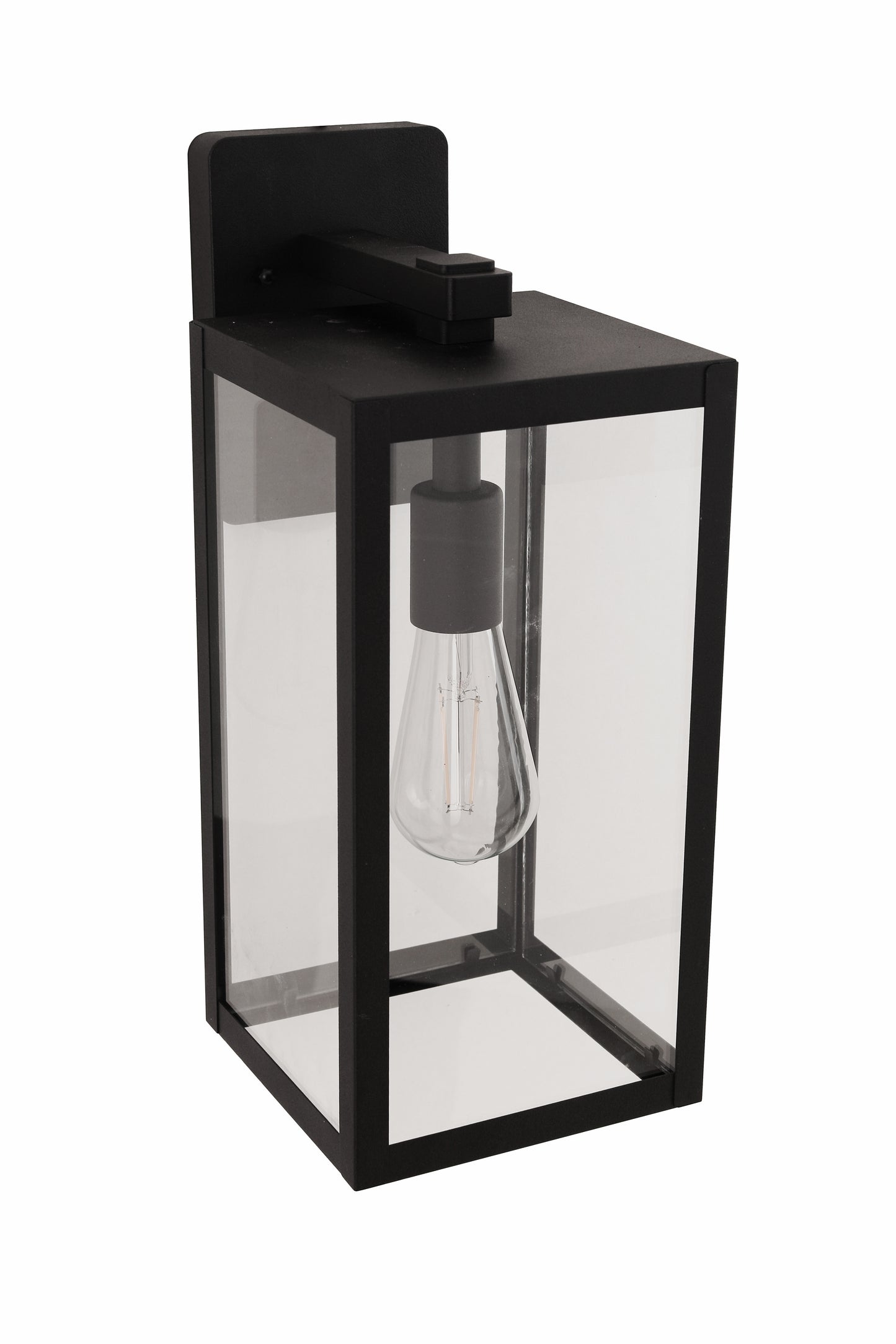 ZA7114-TB - Harris 1 Light 16" High Outdoor Wall Lantern - Textured Black