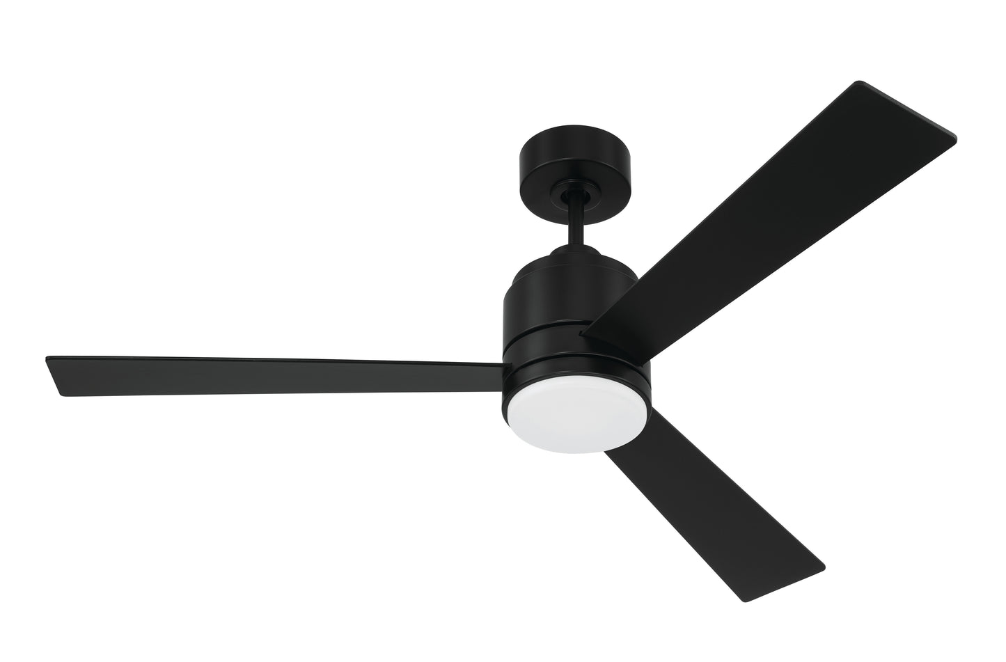 MCY52FB3 - McCoy 3 Blade 52" 3 Blade Ceiling Fan with Light Kit - Flat Black