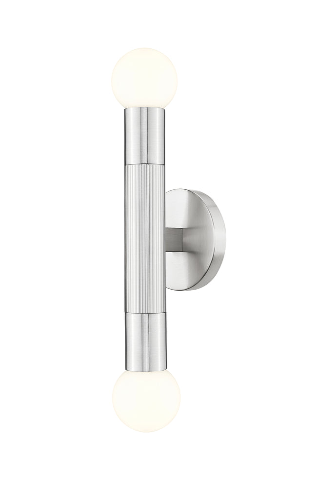 1956-2S-BN - Stari 2 Light Wall 12" Sconce - Brushed Nickel