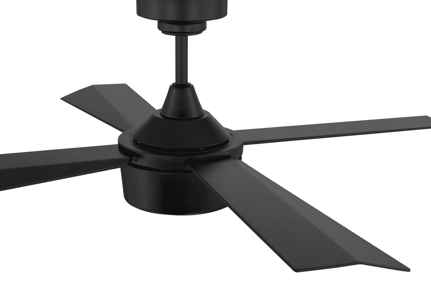 THO42FB4 - Theo Indoor/Outdoor 42" 4 Blade Indoor Outdoor Ceiling Fan with Light Kit - Flat Black