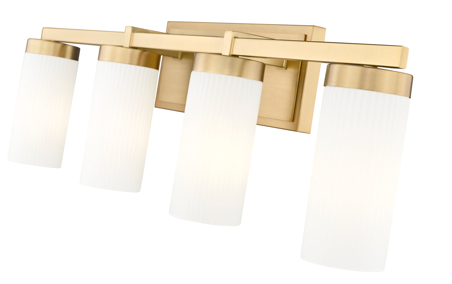 3044-4V-MGLD - Danica 4 Light 30" Vanity - Modern Gold