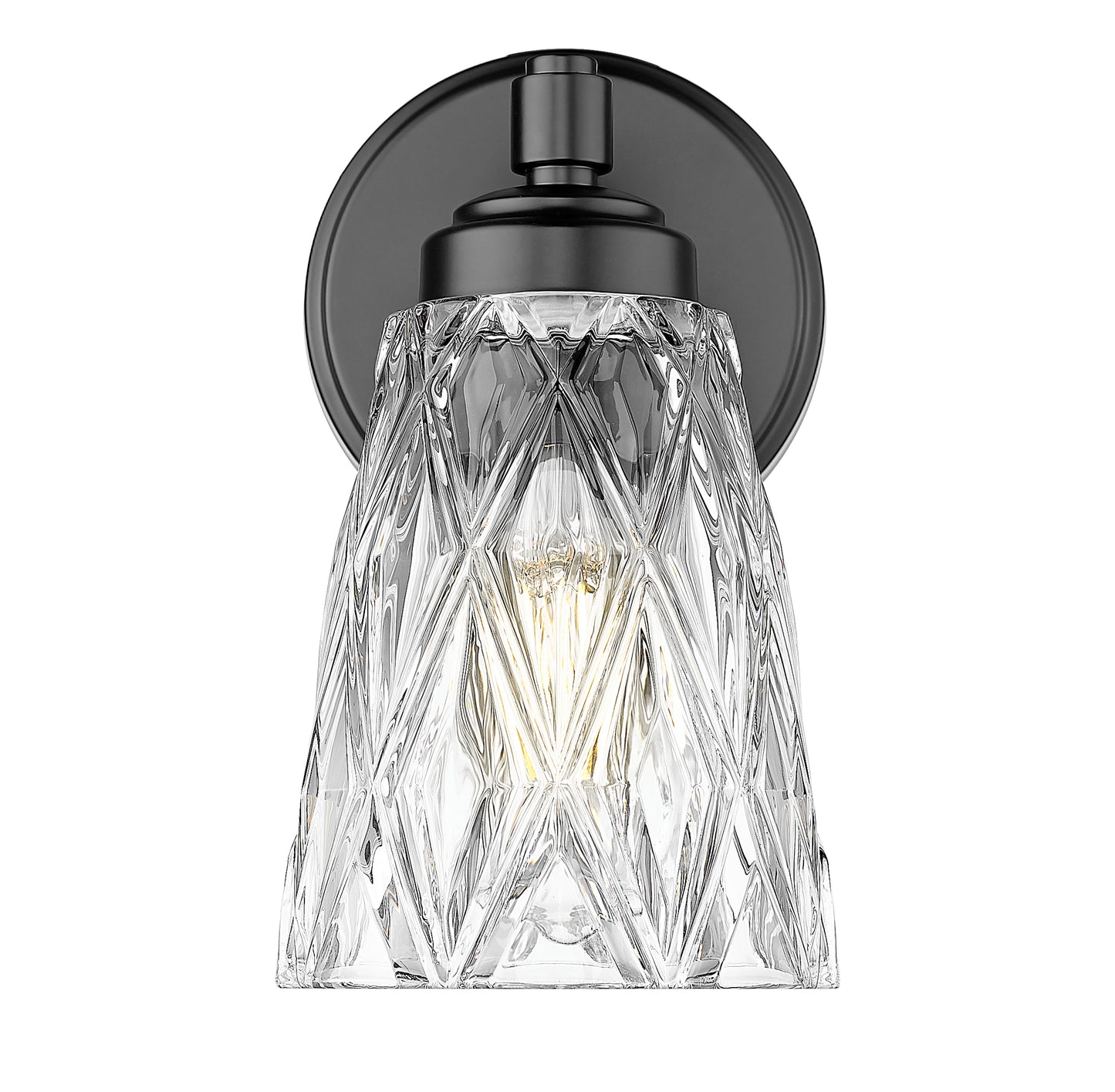 1960-1S-MB - Andree 1 Light Wall 9" Sconce - Matte Black