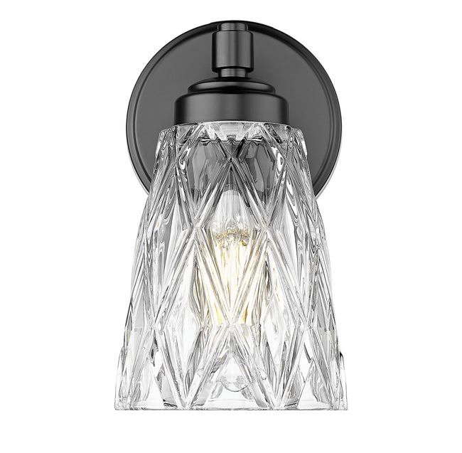 1960-1S-MB - Andree 1 Light Wall 9" Sconce - Matte Black