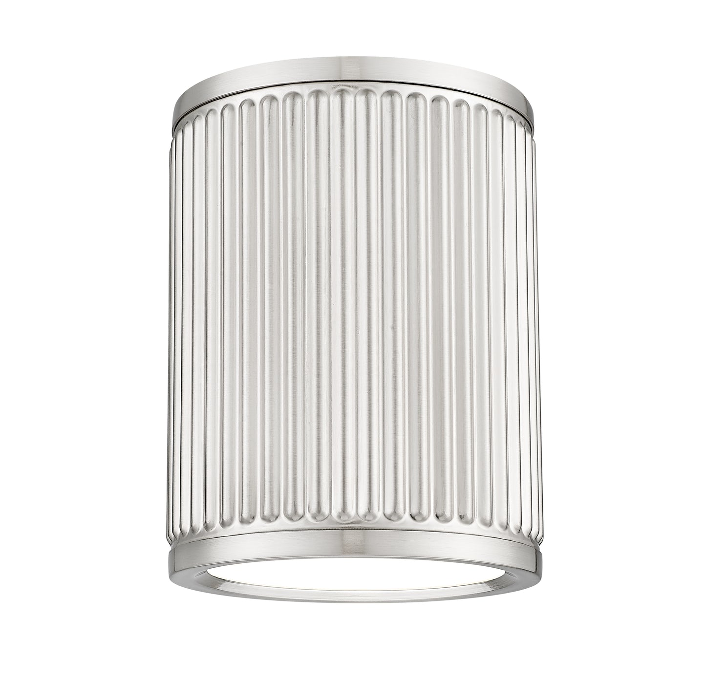 1013F6-BN-LED - Stari 1 Light Flush 6" Mount - Brushed Nickel