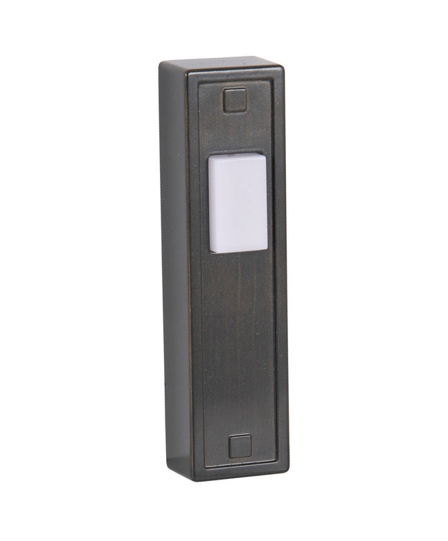 PB5014-BZ - Push Button-Surface Mount 1 Light 0.71" Wide Chime Button - Bronze