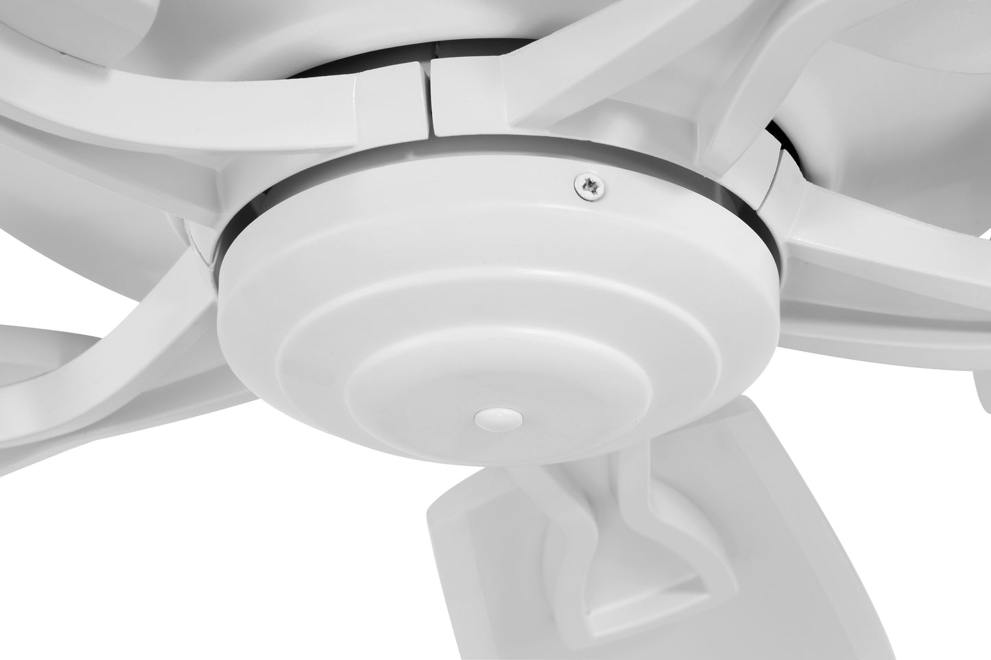 SNT60MWW5 - Santori 60 Indoor/Outdoor 60" 5 Blade Indoor Outdoor Ceiling Fan with Light Kit - Matte White