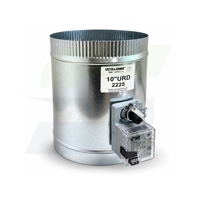 10" Round Motorized Damper - 24 Gauge