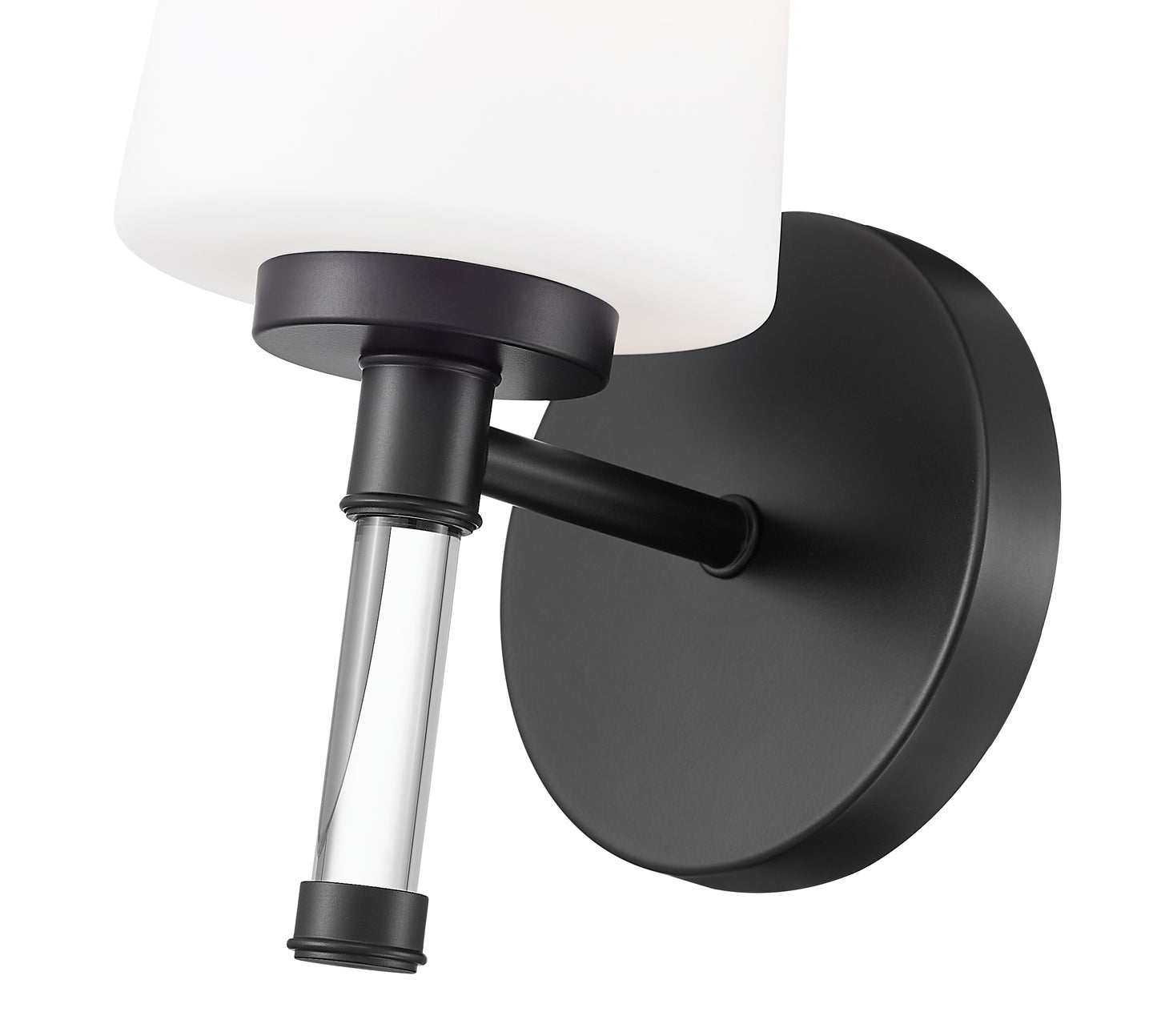 7700-1V-MB - Henri 1 Light 5" Vanity - Matte Black