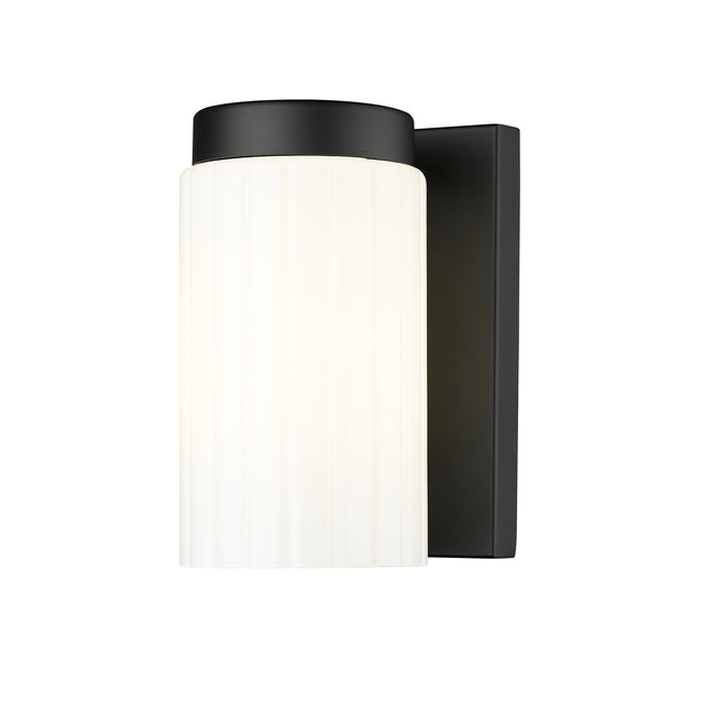 746-1S-MB - Burk 1 Light Wall 7" Sconce - Matte Black