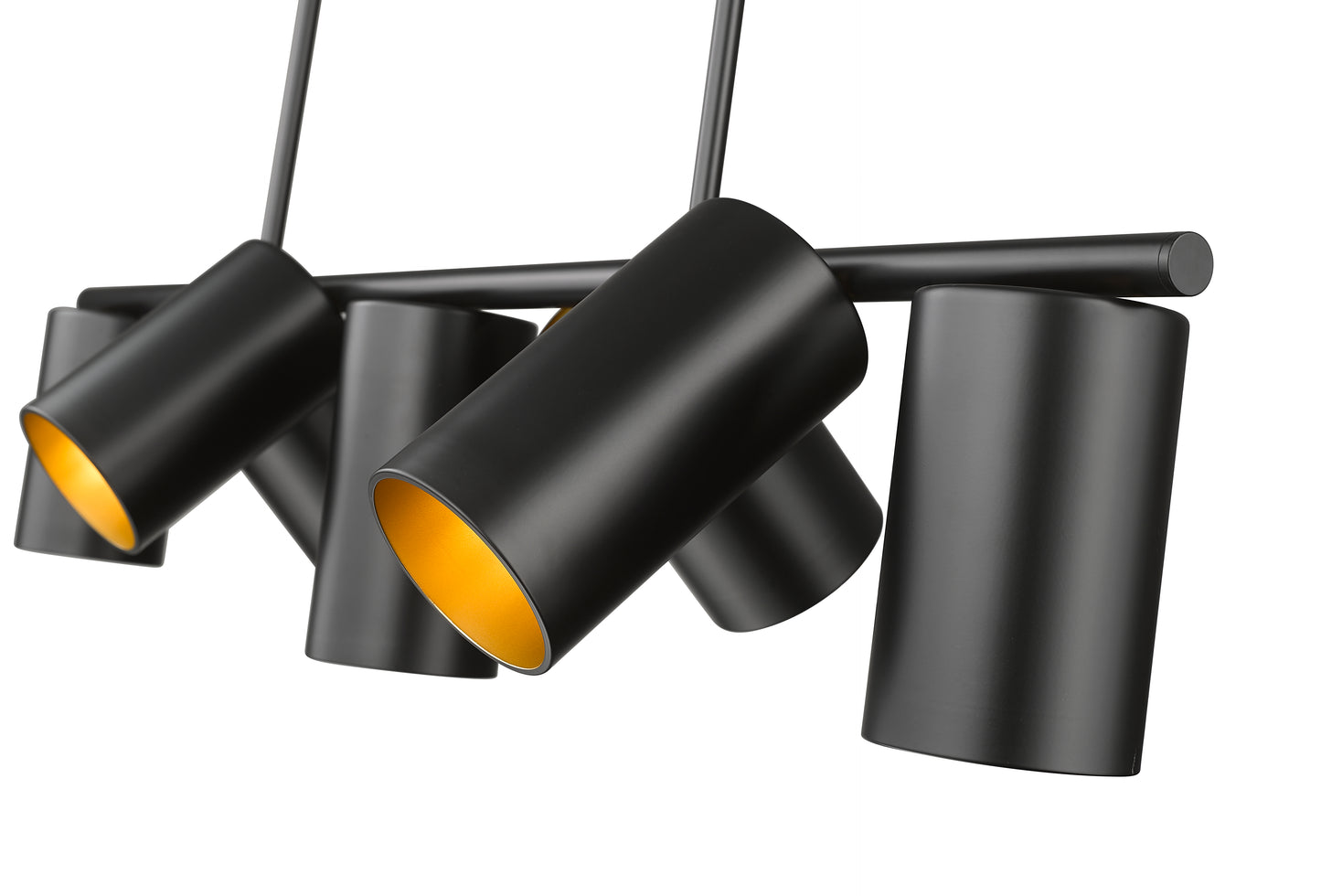7520-7L-MB - Lumina 7 Light Linear 42" Chandelier - Matte Black