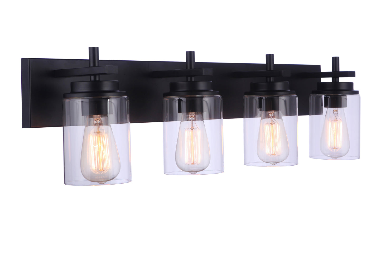 17432FB4 - Reeves 4 Light 32" Wide Vanity Light - Flat Black