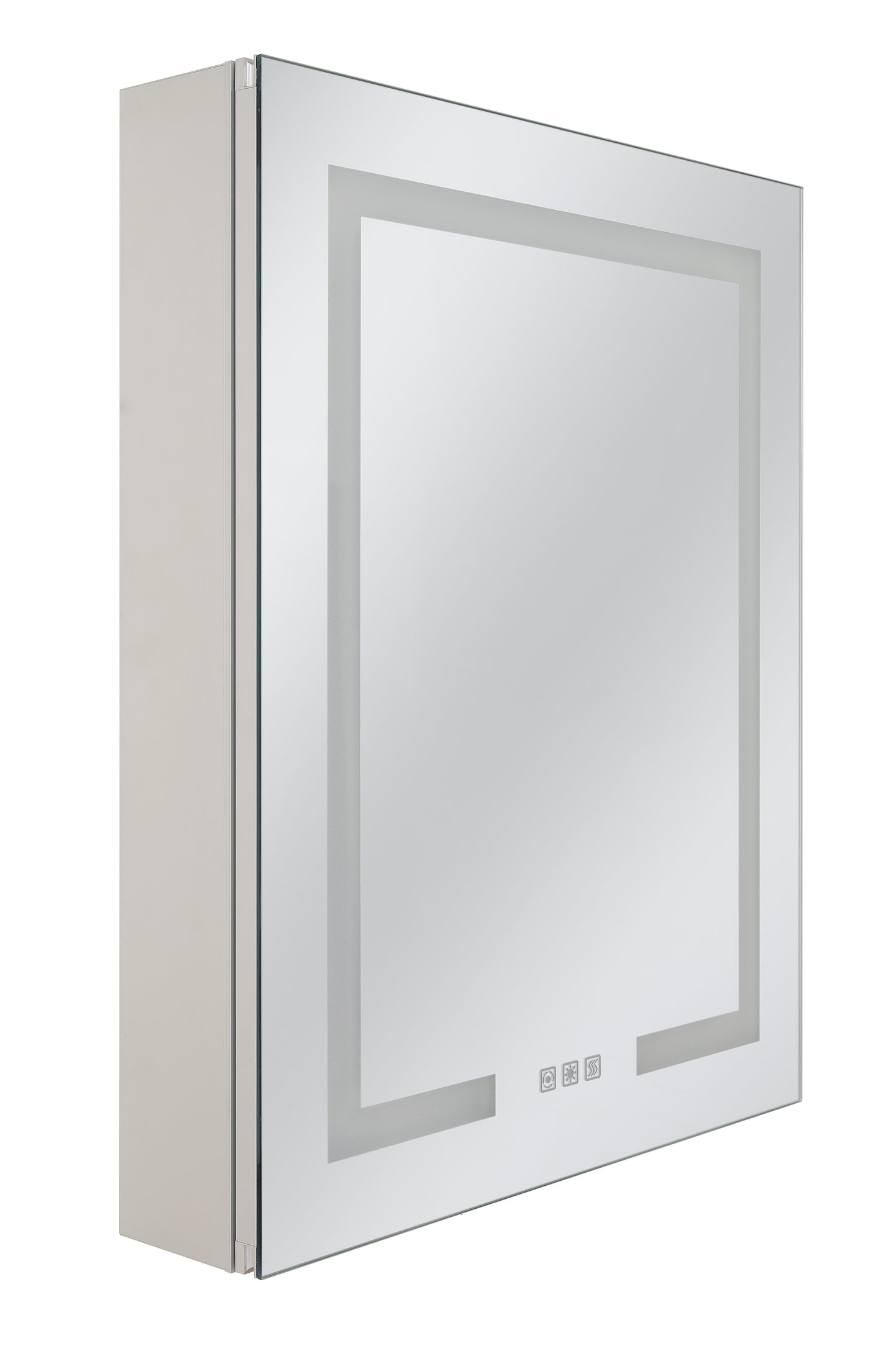 MIR2413M-W3C - 1 Light 24" Wide LED Cabinet Mirror - White