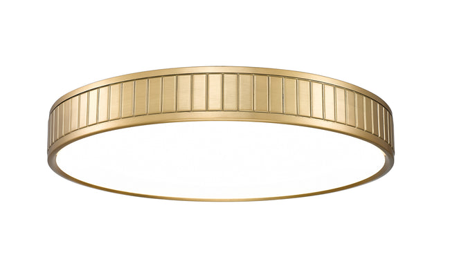 1005F20-MGLD-LED - Madison 1 Light Flush 20" Mount - Modern Gold