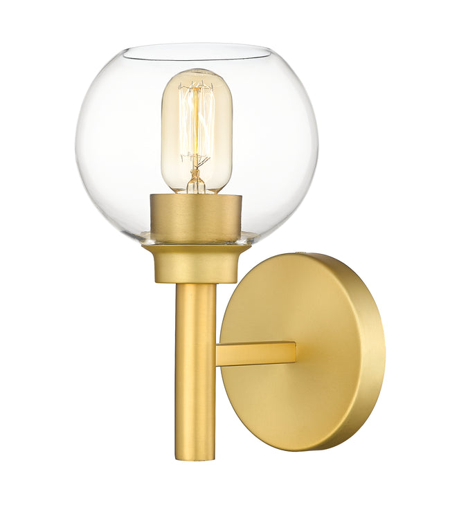 7502-1S-BG - Sutton 1 Light Wall 10" Sconce - Brushed Gold